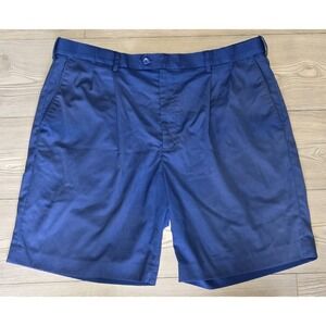 Bocaccio Golf Shorts Mens 40 Blue Pleated Front Dress Casual Chino 9" Inseam